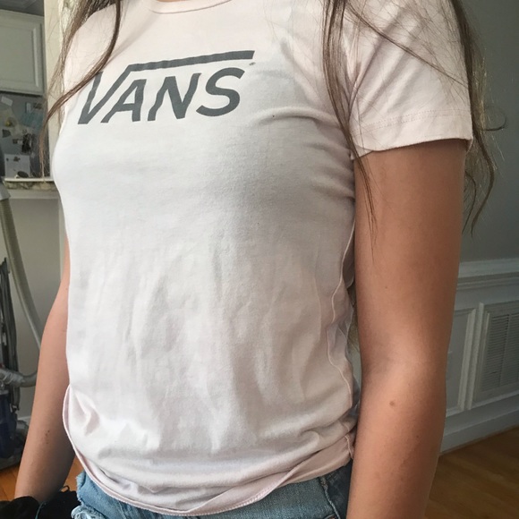 Vans light pink tshirt, fitted style - Picture 2 of 2